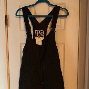NWT Europa Cevas snowboard ski bib pants, black